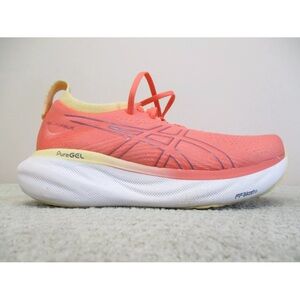 Asics Gel-Nimbus 25 Womens 6 Wide Shoes Running Stability Distance Trainer Pink